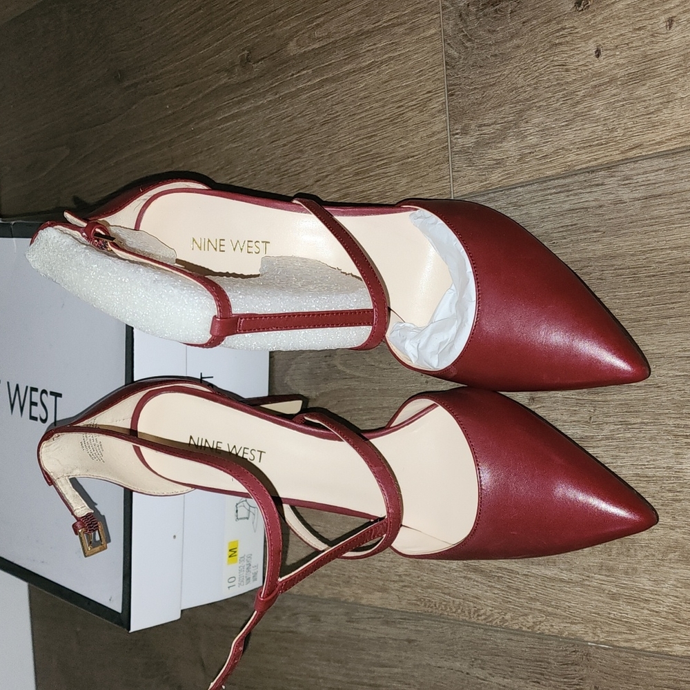 Nine West Red Heels - Picture 3 of 6